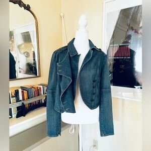 Free People Button Denim Jacket